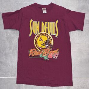 Vintage 1997 Arizona State University Sun Devils Rose Bowl '97 T-Shirt Medium